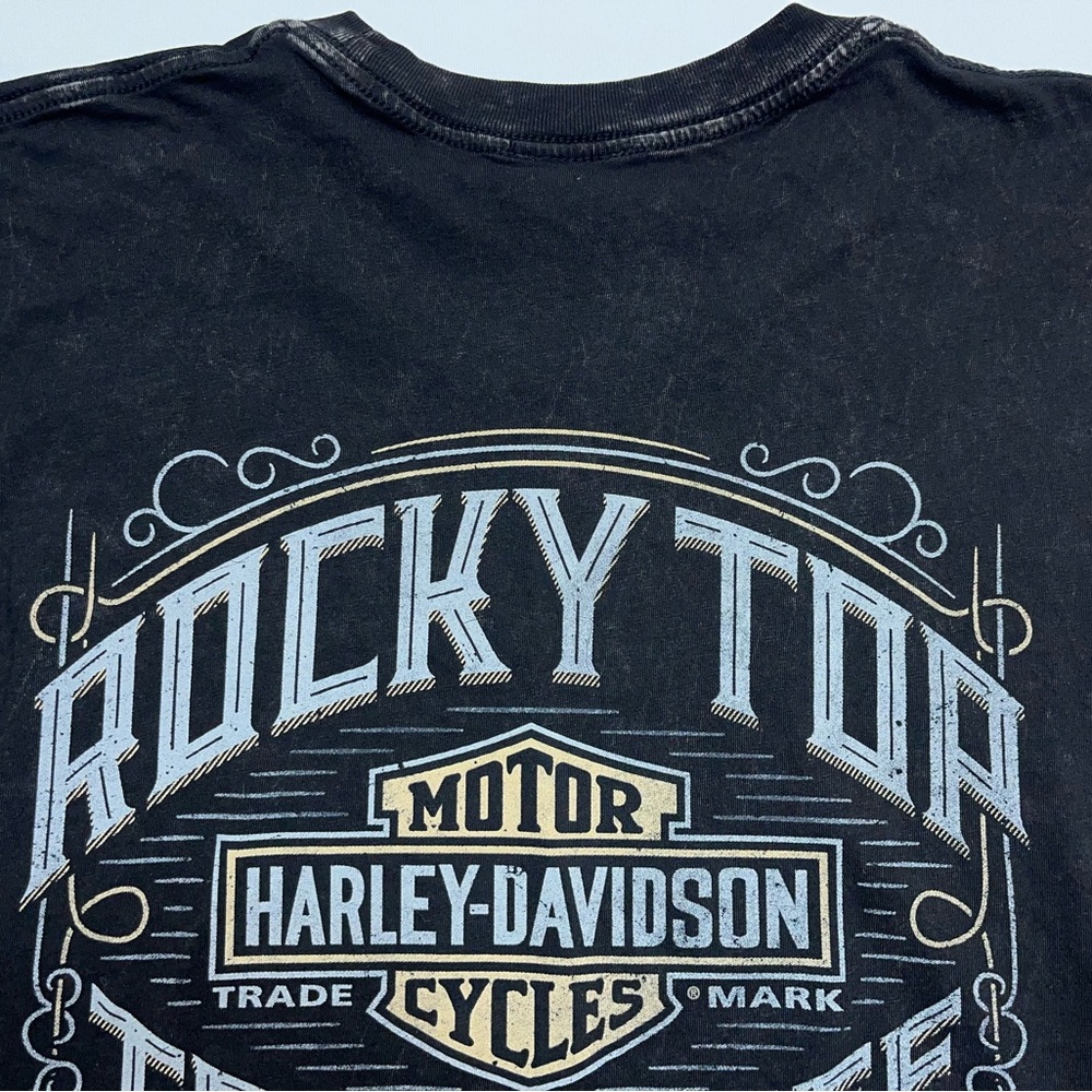 Harley Davidson Rocky Top Tank Top Mens Large Pigeon Forge Tennessee Black - Picture 15 of 16